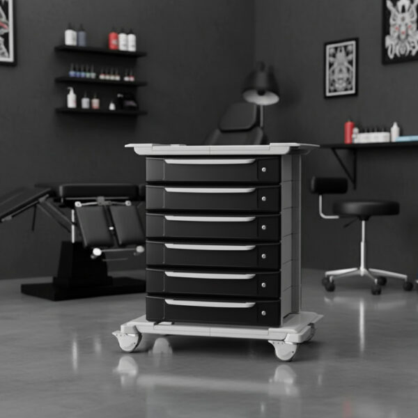 Carrinho Auxiliar Com 6 Gavetas e Fechaduras Individuais - MAD.U ONE 740 (74 cm) - Imagem 4
