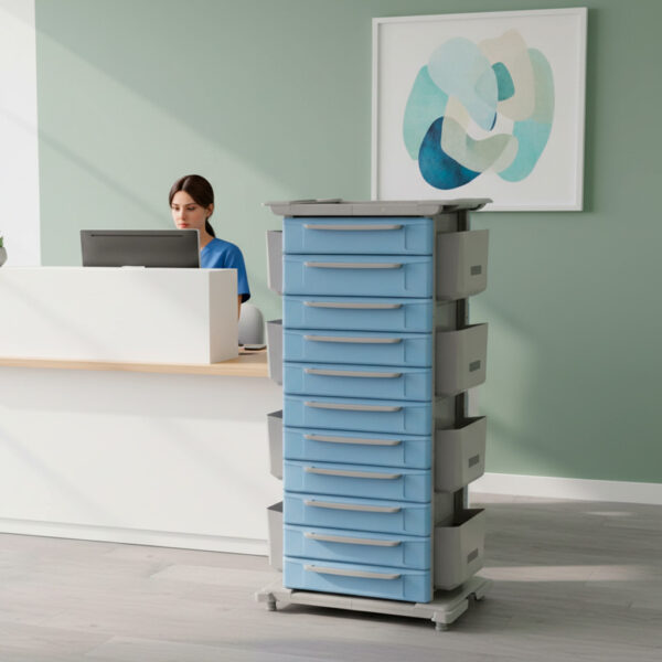 Gaveteiro Armário Organizador Escritório com 12 Gavetas e 6 Caixas – MAD.U ONE 740 (74 cm) - Imagem 3